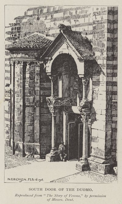 South Door of the Duomo by Nelly Erichsen